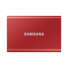 Samsung Portable SSD T7 500 GB Red - High-Speed, Reliable Storage | Model: MU-PC500R/WW